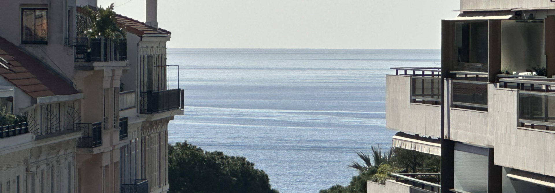 CANNES BANANE T4 109M2 VUE MER TERRASSE 80M2 PARKING
